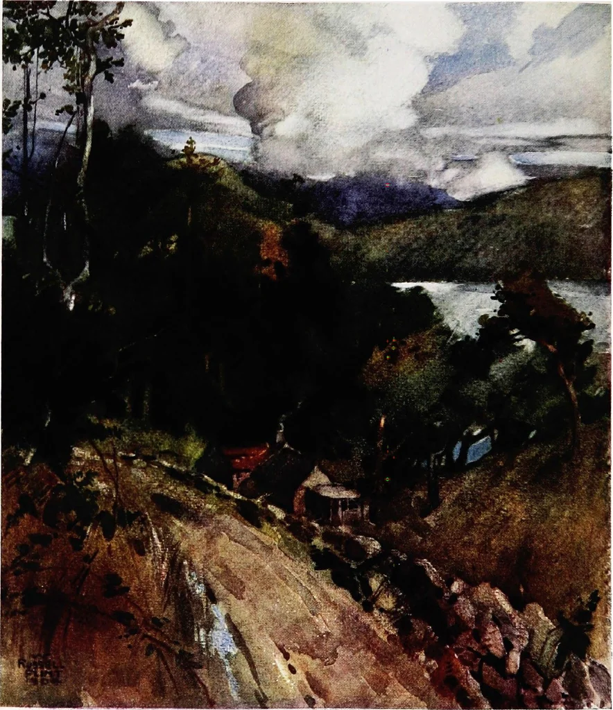 An illustration from The practice of water-colour painting, 1911, leaf 112