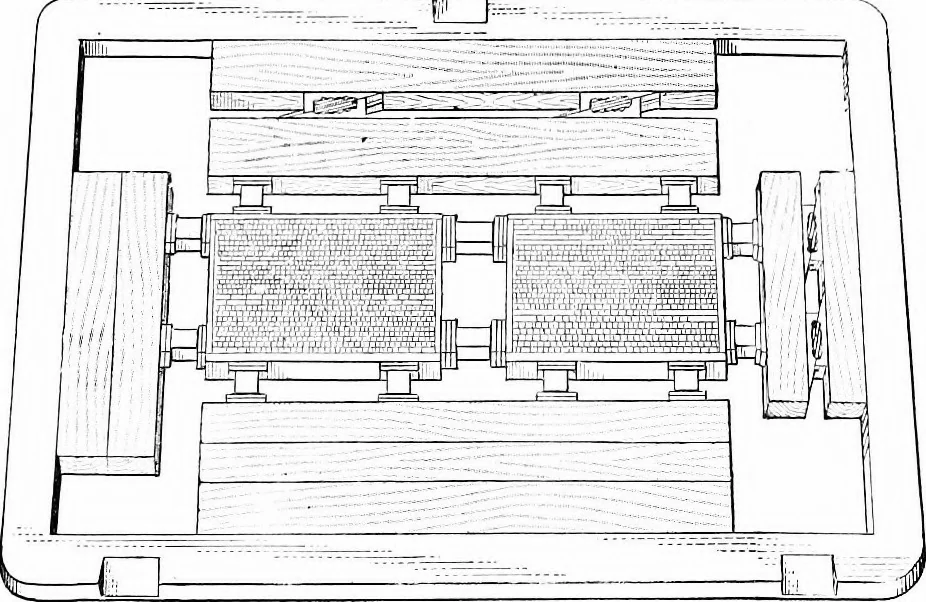 An illustration from Printing; a textbook for printers' apprentices, continuation classes, and for general use in schools, 1917, leaf 184