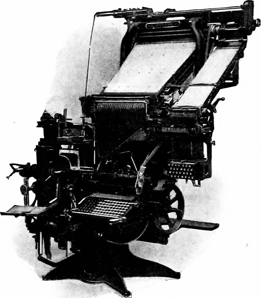 An illustration from Printing; a textbook for printers' apprentices, continuation classes, and for general use in schools, 1917, leaf 225