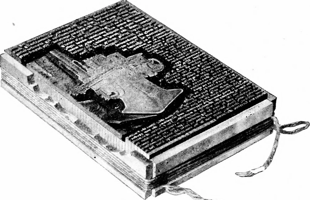 An illustration from Printing; a textbook for printers' apprentices, continuation classes, and for general use in schools, 1917, leaf 231