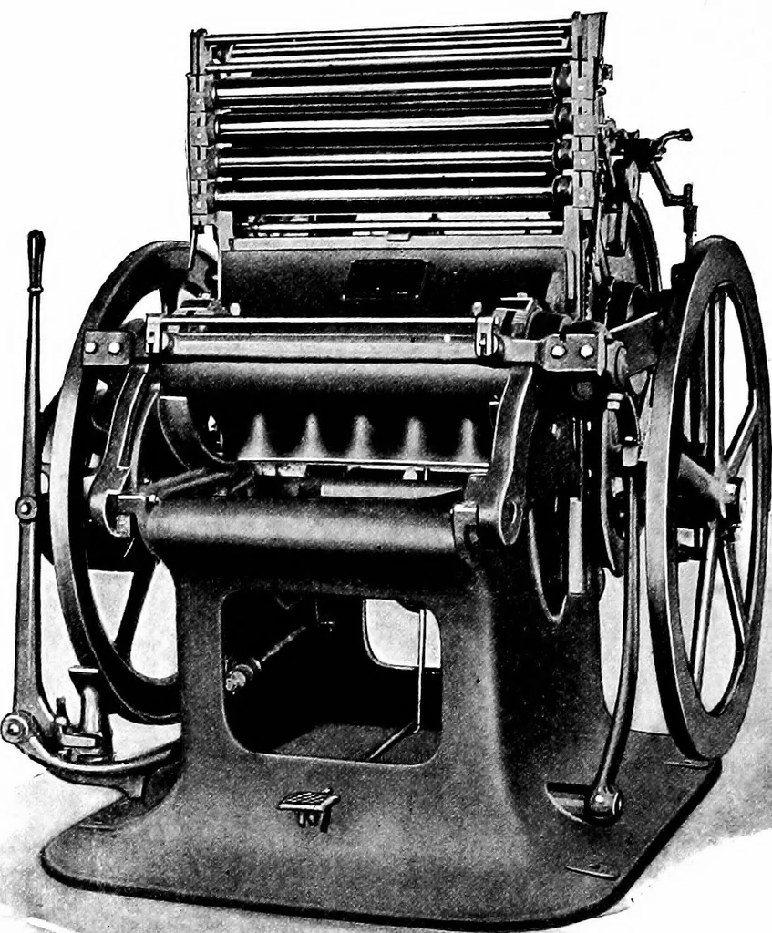 An illustration from Printing; a textbook for printers' apprentices, continuation classes, and for general use in schools, 1917, leaf 237