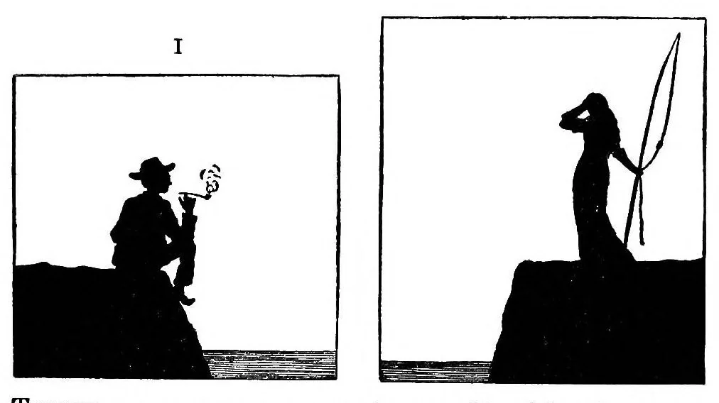 An illustration from St. Nicholas book of plays & operettas, 1915, leaf 101