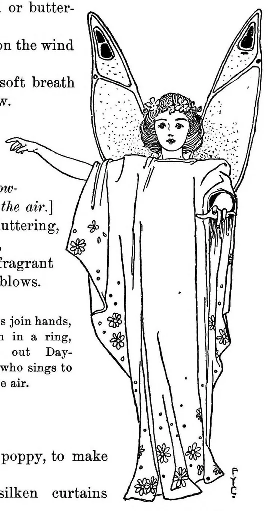 An illustration from St. Nicholas book of plays & operettas, 1915, leaf 222