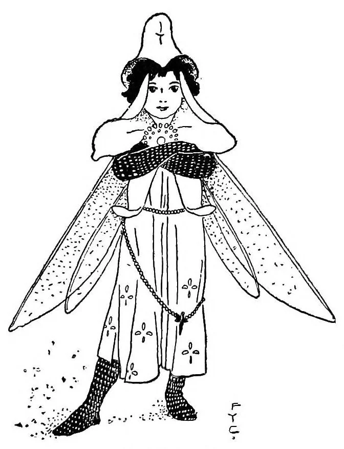 An illustration from St. Nicholas book of plays & operettas, 1915, leaf 237