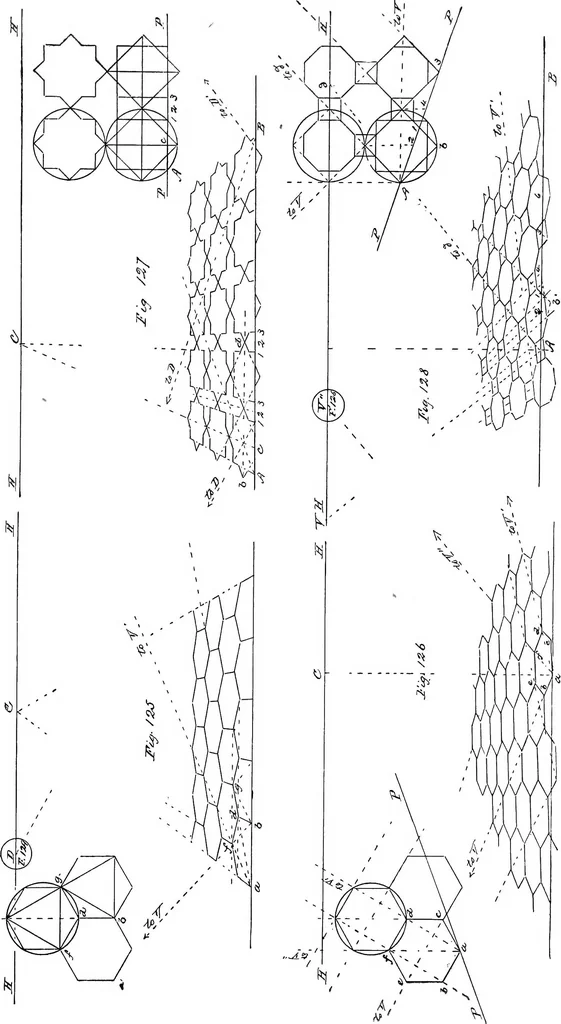 An illustration from Applied perspective, for architects and painters, 1901, leaf 144