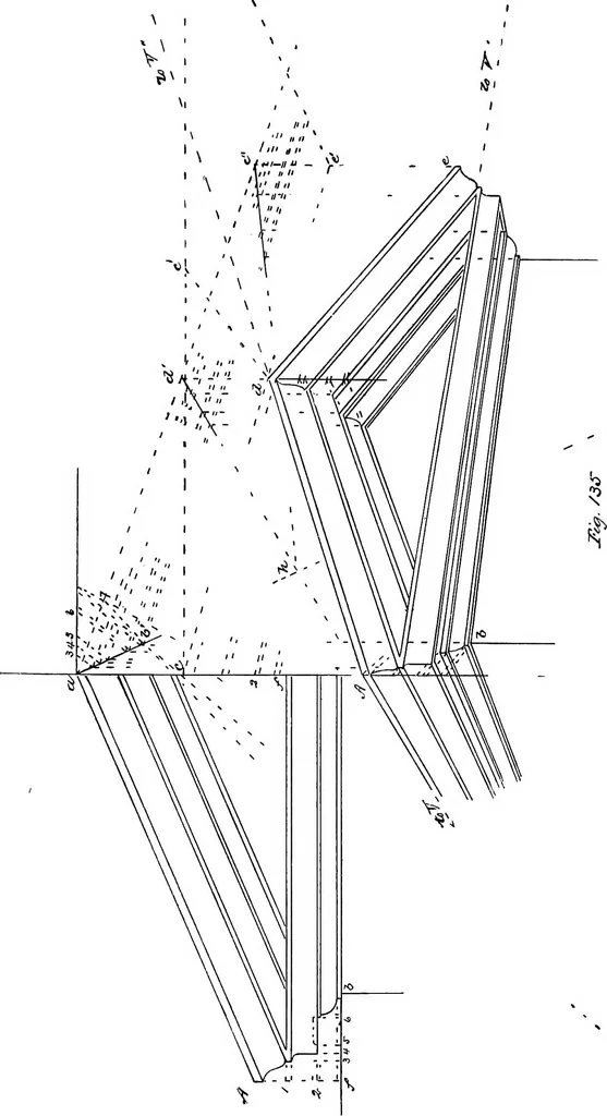 An illustration from Applied perspective, for architects and painters, 1901, leaf 160