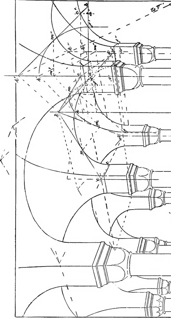 An illustration from Applied perspective, for architects and painters, 1901, leaf 172