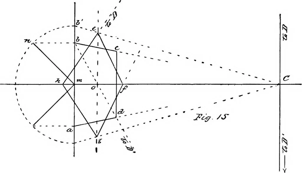An illustration from Applied perspective, for architects and painters, 1901, leaf 39