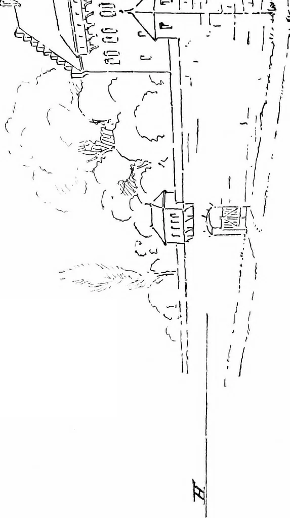 An illustration from Applied perspective, for architects and painters, 1901, leaf 74