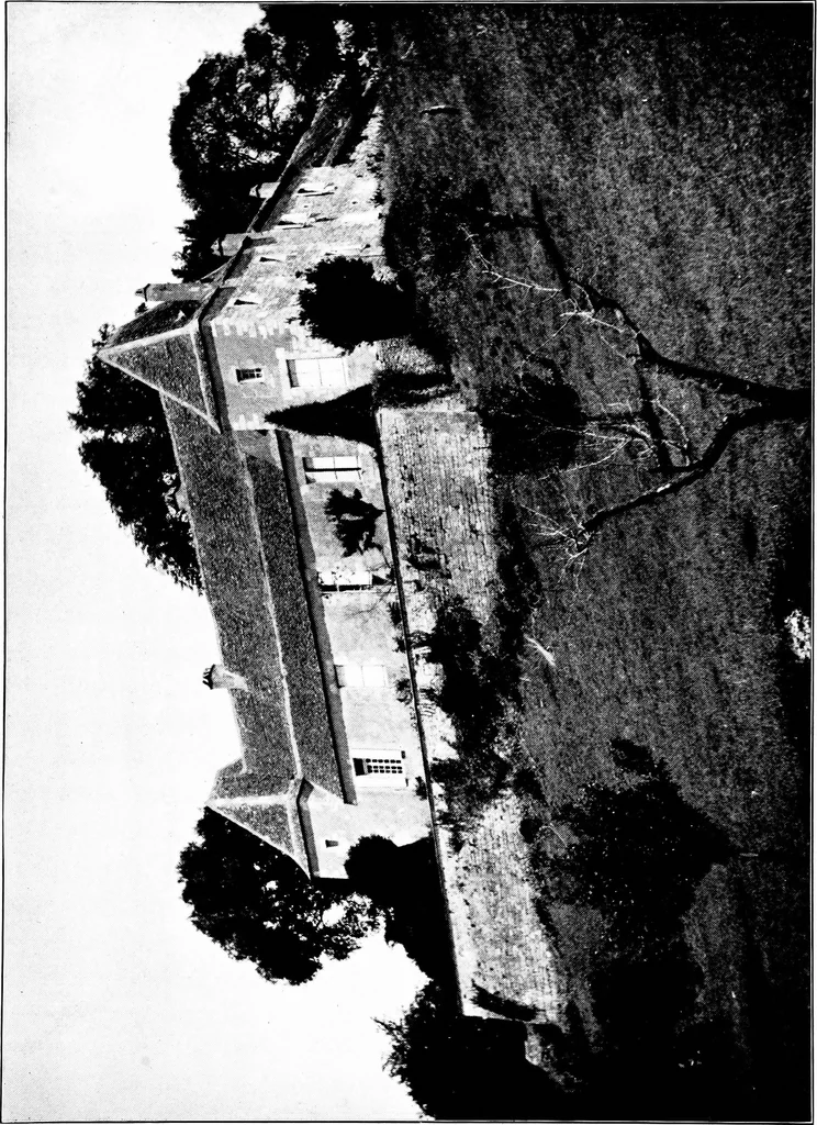 An illustration from Small French buildings; the architecture of town and country, comprising cottages, farmhouses, minor chateaux or manors with their farm groups, small town dwellings, and a few churches, 1921, leaf 238