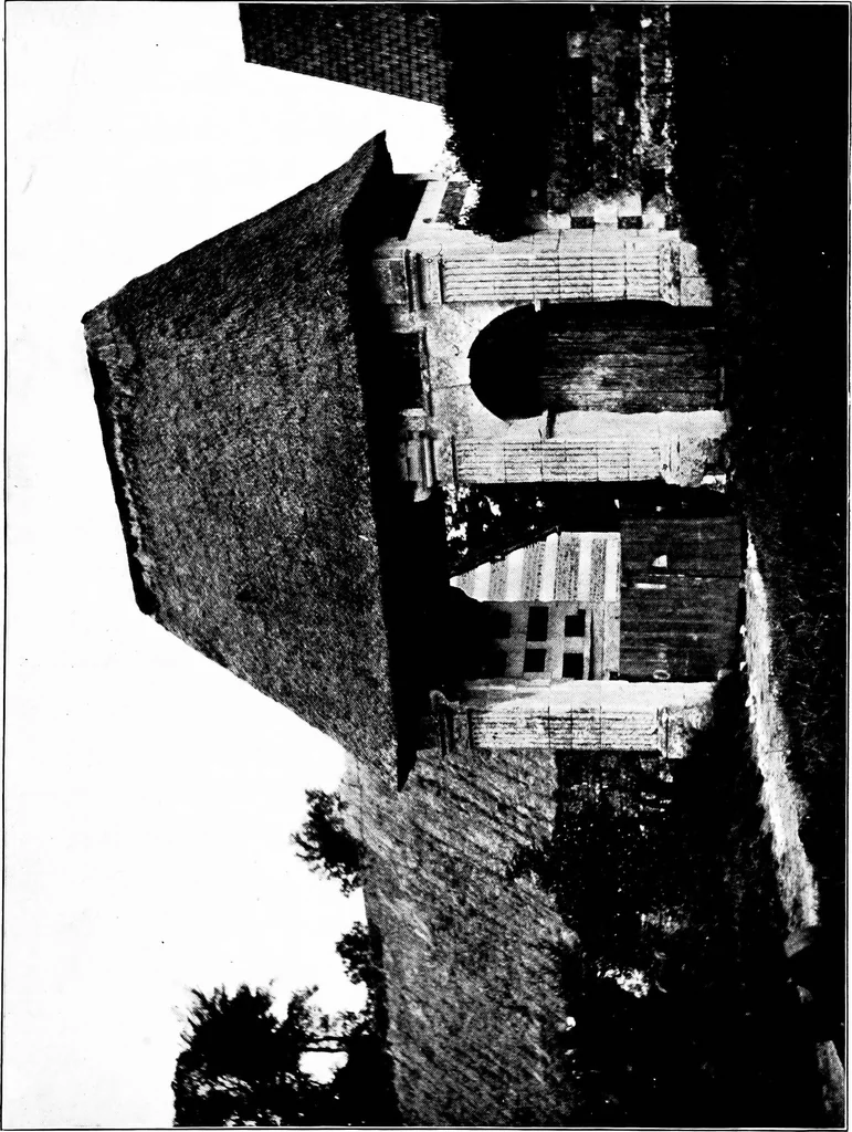 An illustration from Small French buildings; the architecture of town and country, comprising cottages, farmhouses, minor chateaux or manors with their farm groups, small town dwellings, and a few churches, 1921, leaf 282