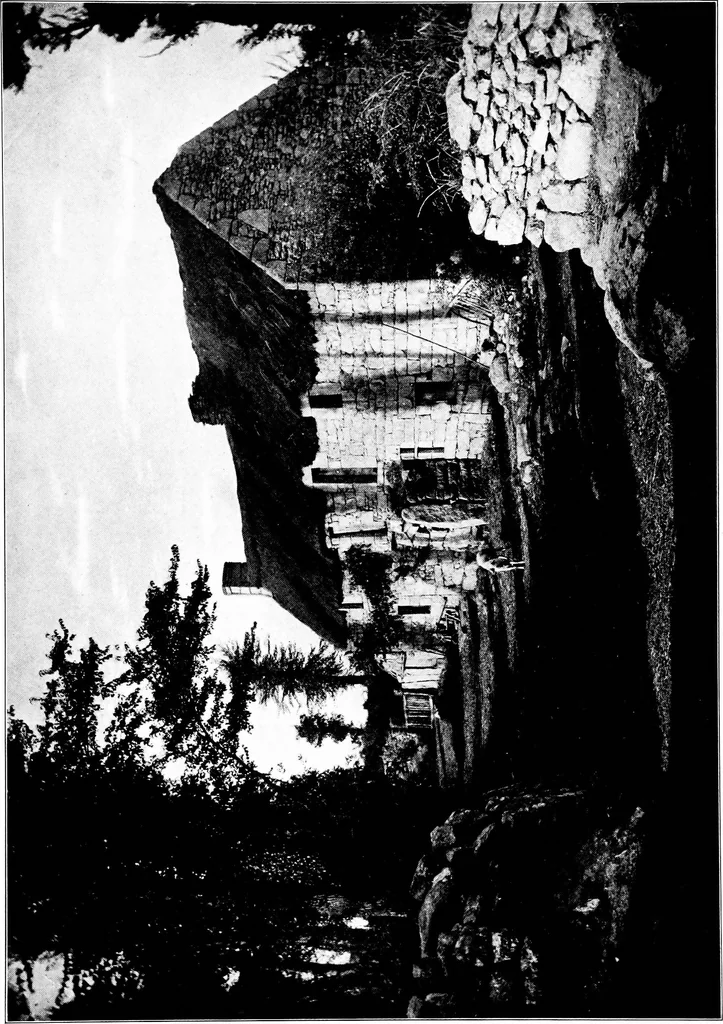 An illustration from Small French buildings; the architecture of town and country, comprising cottages, farmhouses, minor chateaux or manors with their farm groups, small town dwellings, and a few churches, 1921, leaf 30