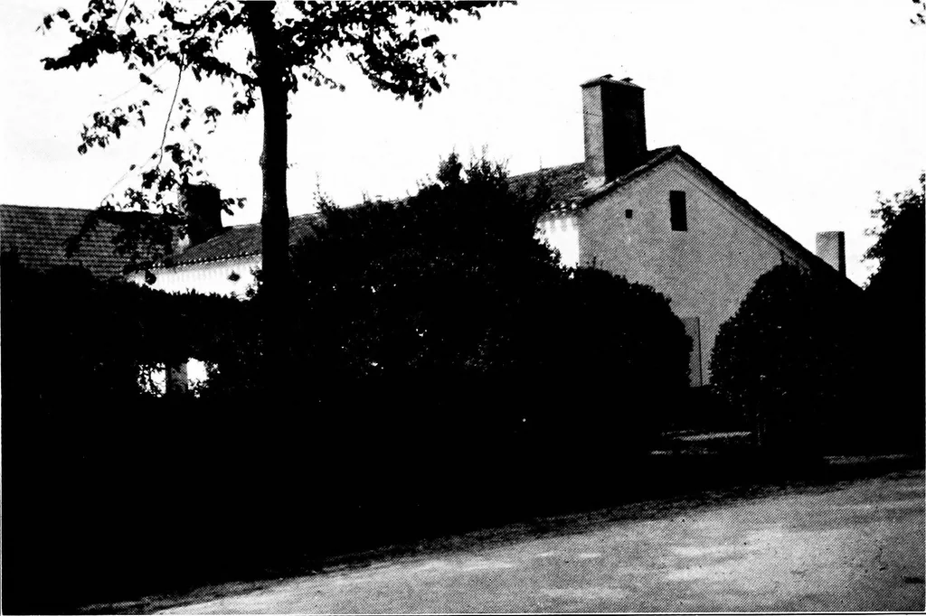 An illustration from Small French buildings; the architecture of town and country, comprising cottages, farmhouses, minor chateaux or manors with their farm groups, small town dwellings, and a few churches, 1921, leaf 78