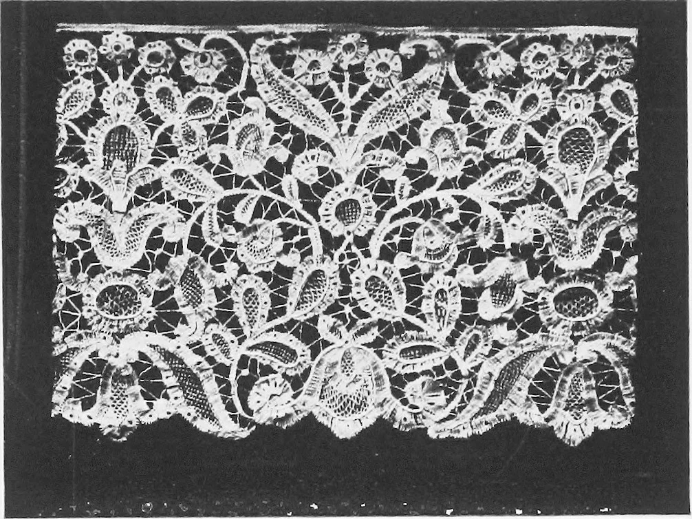 An illustration from Bobbins of Belgium : a book of Belgian lace, lace-workers, lace-schools and lace-villages, 1920, leaf 192