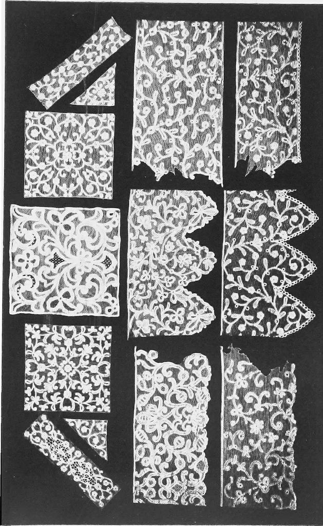 An illustration from Bobbins of Belgium : a book of Belgian lace, lace-workers, lace-schools and lace-villages, 1920, leaf 210