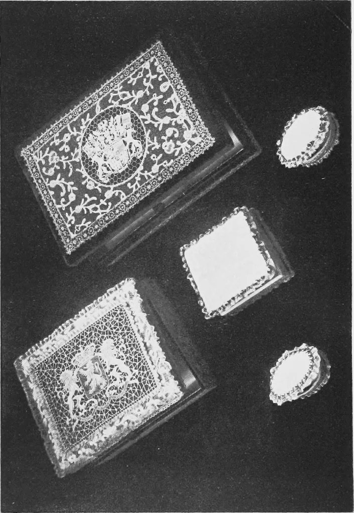 An illustration from Bobbins of Belgium : a book of Belgian lace, lace-workers, lace-schools and lace-villages, 1920, leaf 217