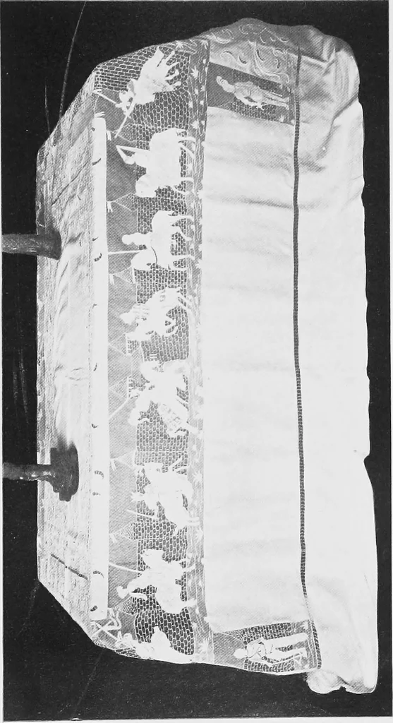 An illustration from Bobbins of Belgium : a book of Belgian lace, lace-workers, lace-schools and lace-villages, 1920, leaf 252