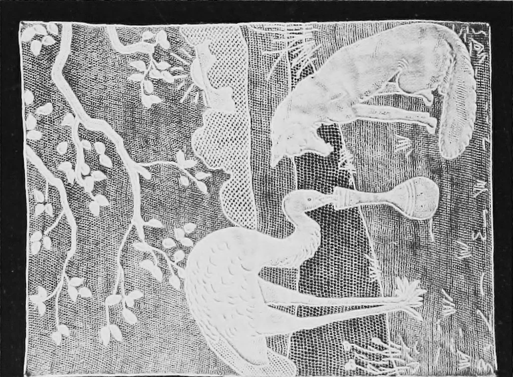 An illustration from Bobbins of Belgium : a book of Belgian lace, lace-workers, lace-schools and lace-villages, 1920, leaf 323