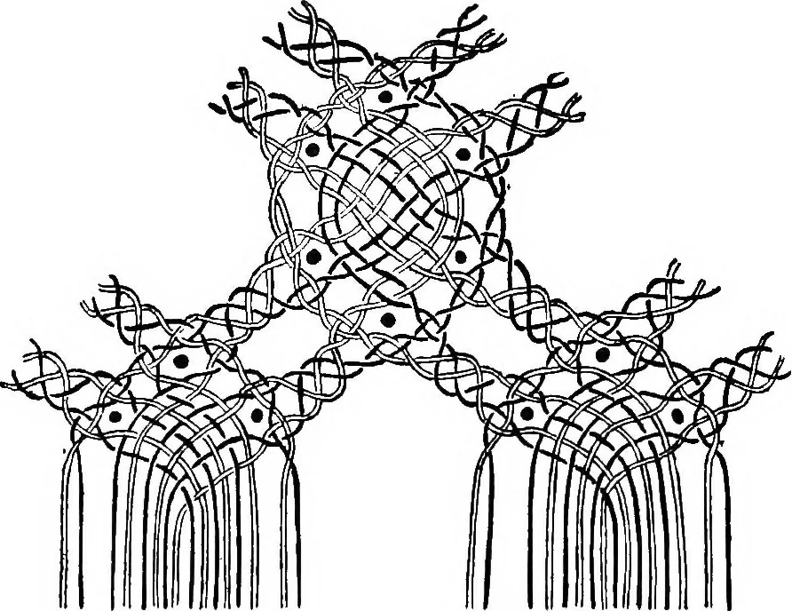 An illustration from Bobbins of Belgium : a book of Belgian lace, lace-workers, lace-schools and lace-villages, 1920, leaf 353