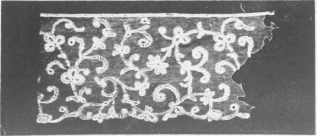 An illustration from Bobbins of Belgium : a book of Belgian lace, lace-workers, lace-schools and lace-villages, 1920, leaf 60