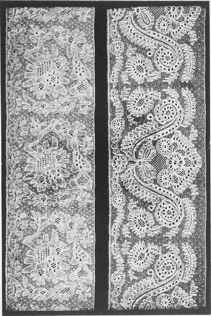 An illustration from Bobbins of Belgium : a book of Belgian lace, lace-workers, lace-schools and lace-villages, 1920, leaf 90