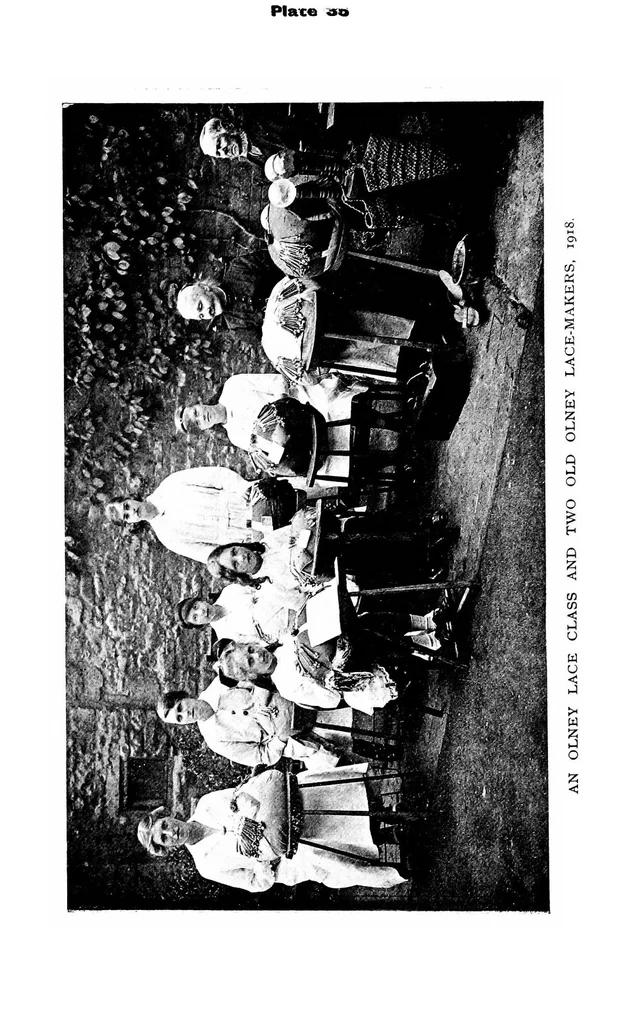 An illustration from The romance of the lace pillow; being the history of lace-making in Bucks, Beds, Northants and neighbouring counties, together with some account of the lace industries of Devon and Ireland, 1919, leaf 231