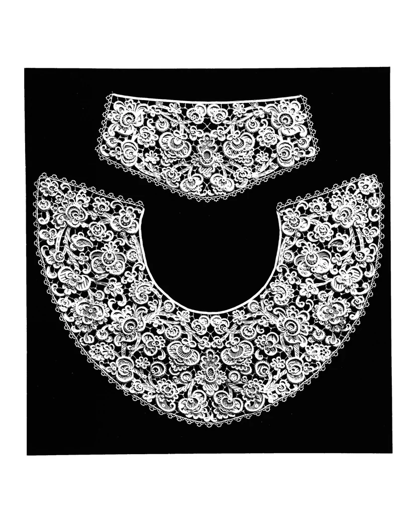 An illustration from Lace album; a series of twenty-six plates of designs for lace, 1878, leaf 22