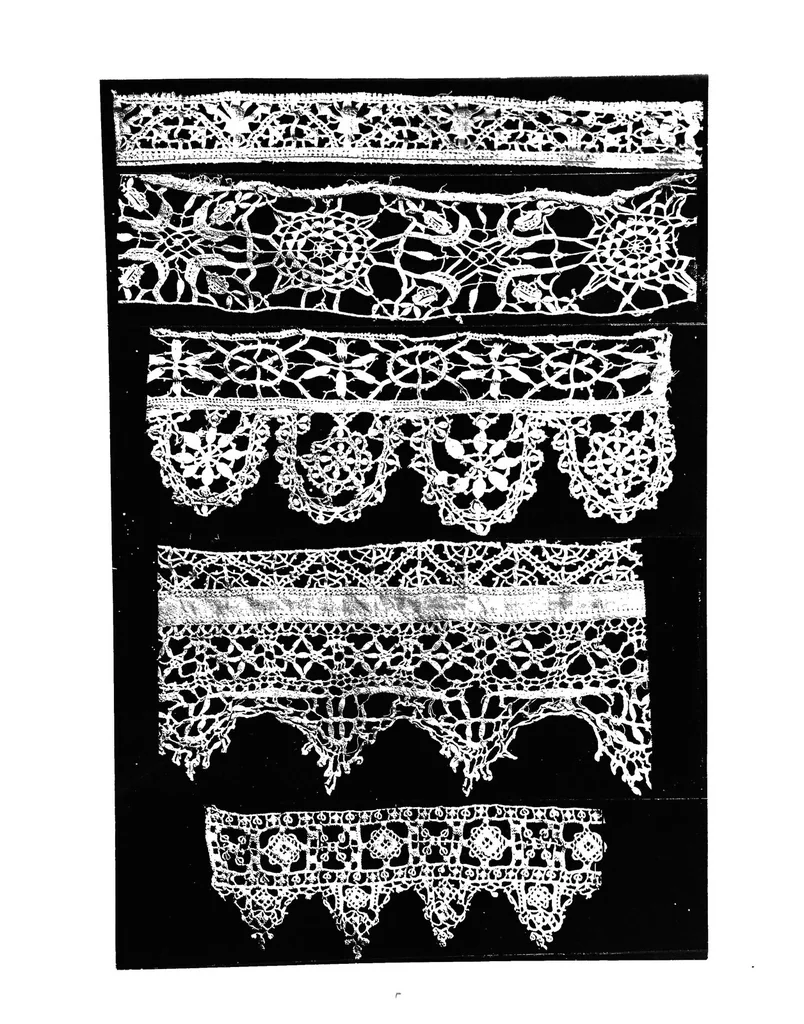 An illustration from Lace album; a series of twenty-six plates of designs for lace, 1878, leaf 58