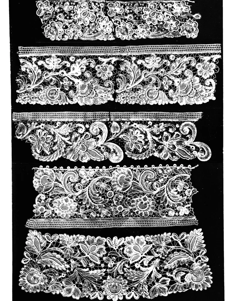 An illustration from Lace album; a series of twenty-six plates of designs for lace, 1878, leaf 78
