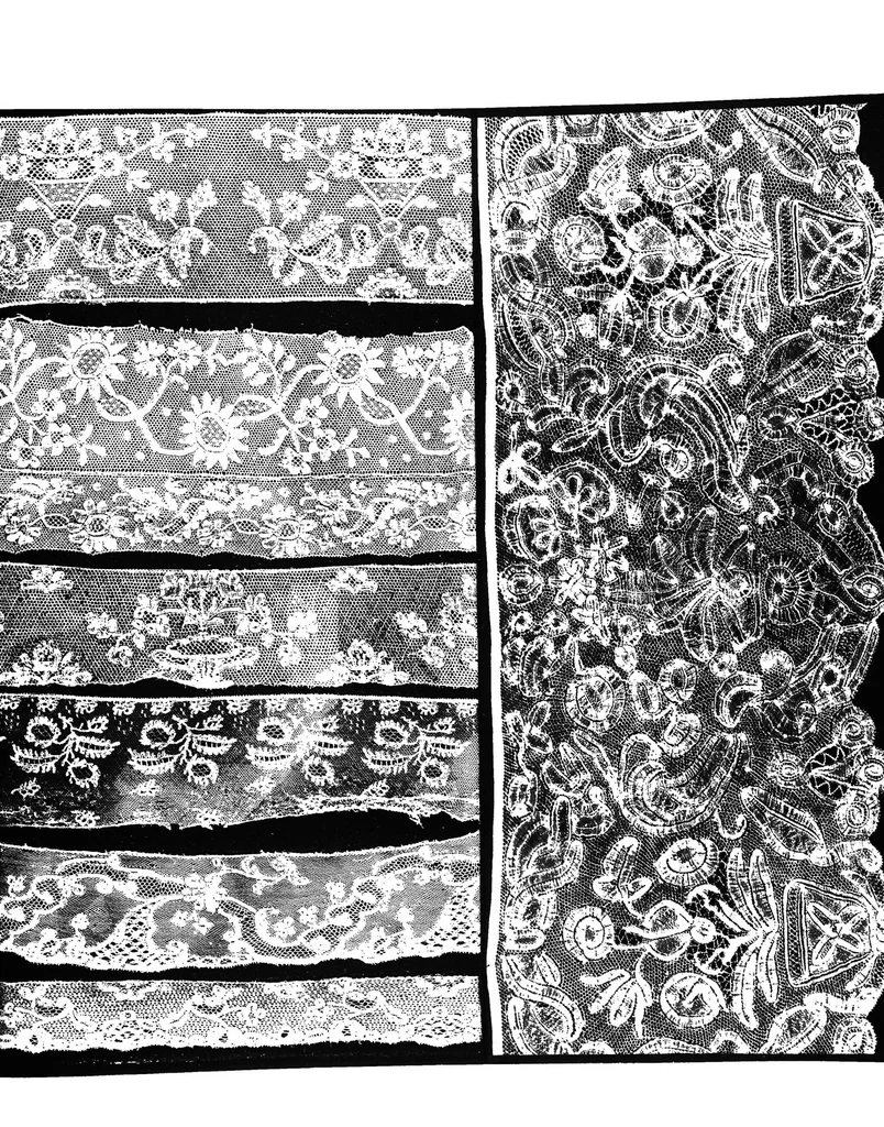 An illustration from Lace album; a series of twenty-six plates of designs for lace, 1878, leaf 86