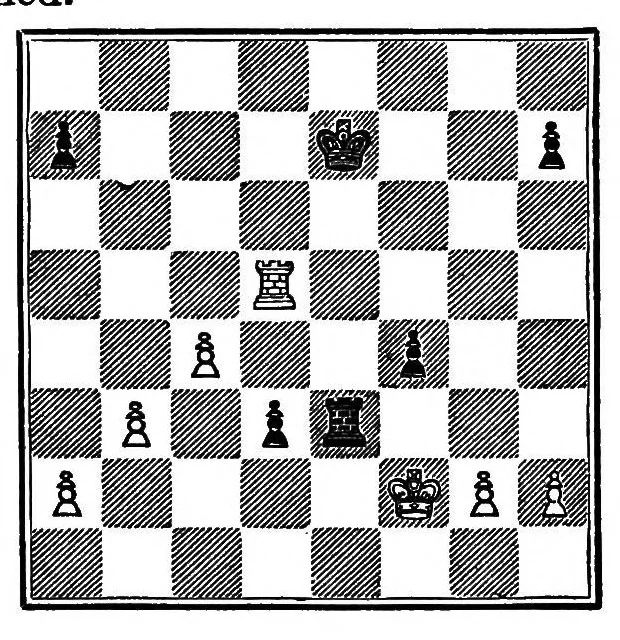 An illustration from Chess fundamentals, 1921, leaf 110