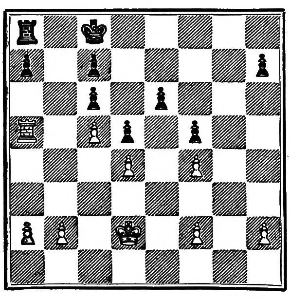 An illustration from Chess fundamentals, 1921, leaf 133