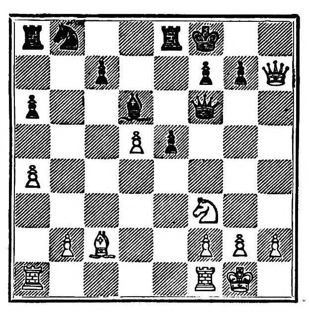 An illustration from Chess fundamentals, 1921, leaf 216