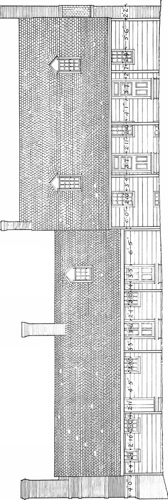 An illustration from Twelve old houses west of Chesapeake Bay;, 1918, leaf 12