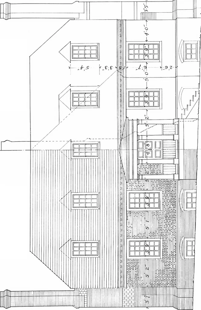 An illustration from Twelve old houses west of Chesapeake Bay;, 1918, leaf 16