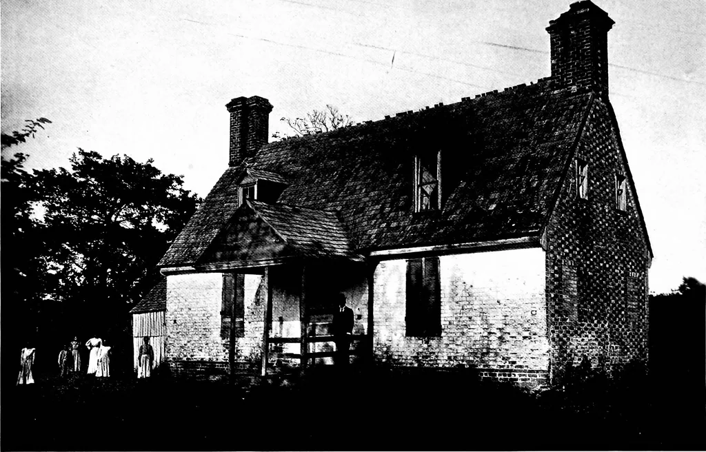 An illustration from Twelve old houses west of Chesapeake Bay;, 1918, leaf 18