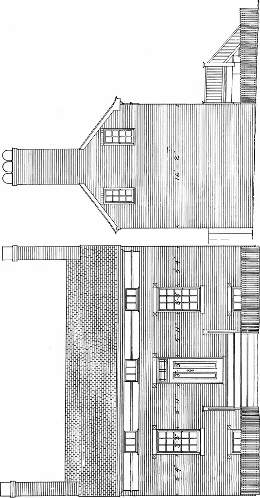 An illustration from Twelve old houses west of Chesapeake Bay;, 1918, leaf 24