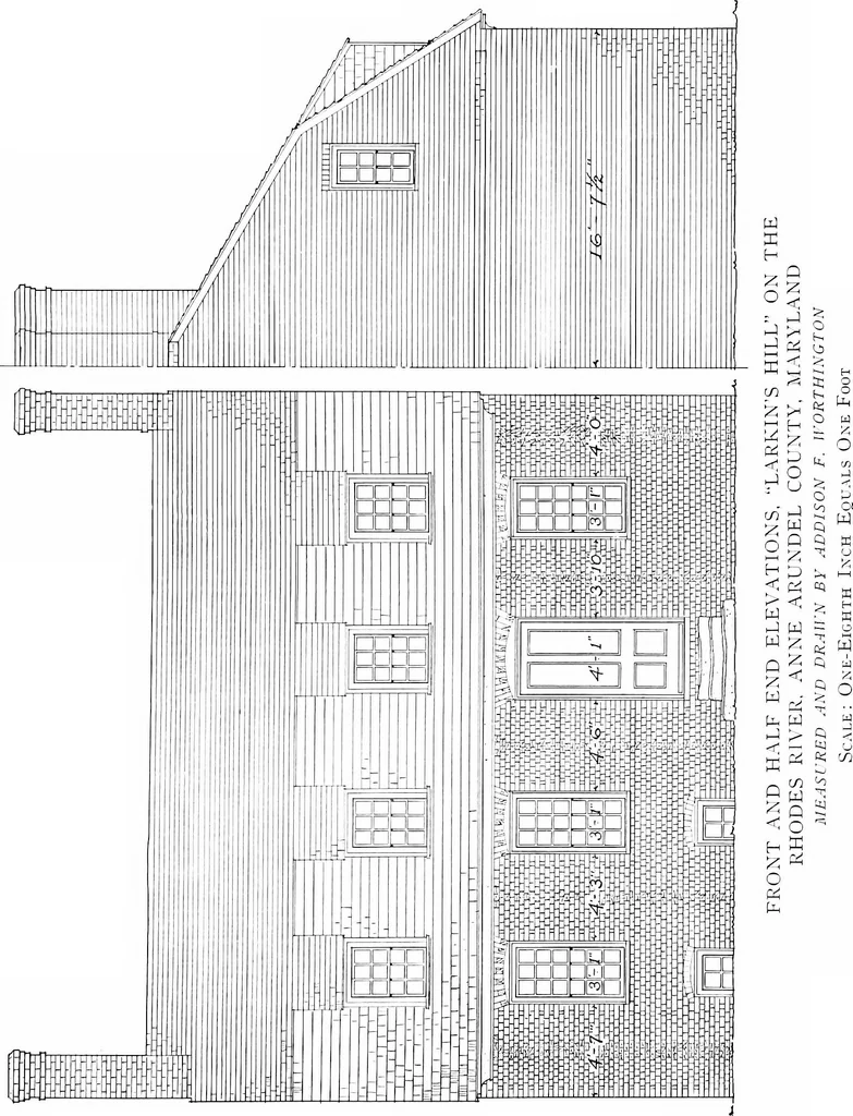 An illustration from Twelve old houses west of Chesapeake Bay;, 1918, leaf 48