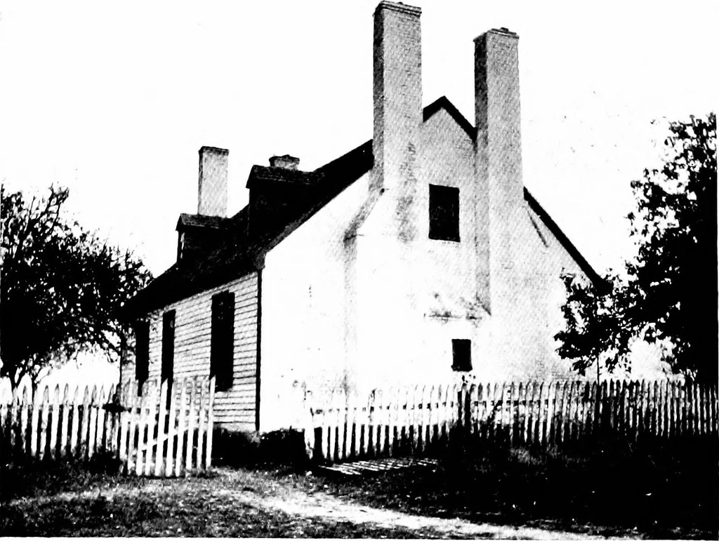 An illustration from Twelve old houses west of Chesapeake Bay;, 1918, leaf 9
