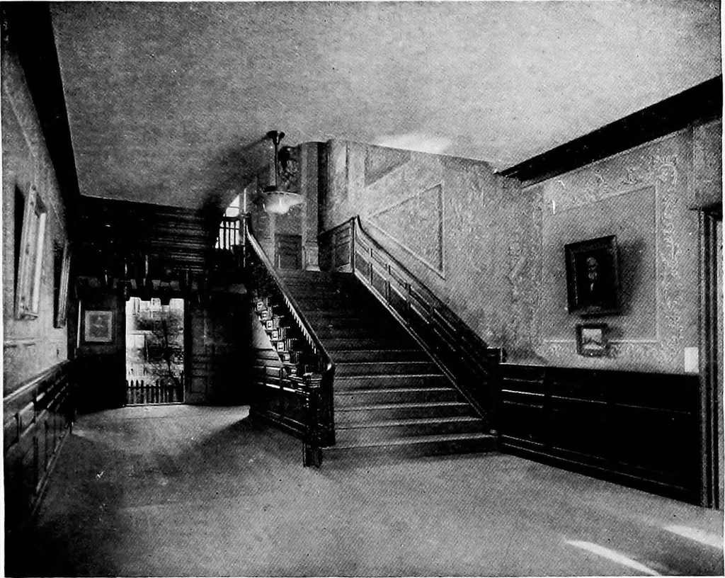 An illustration from Historic homes of New England, 1914, leaf 110