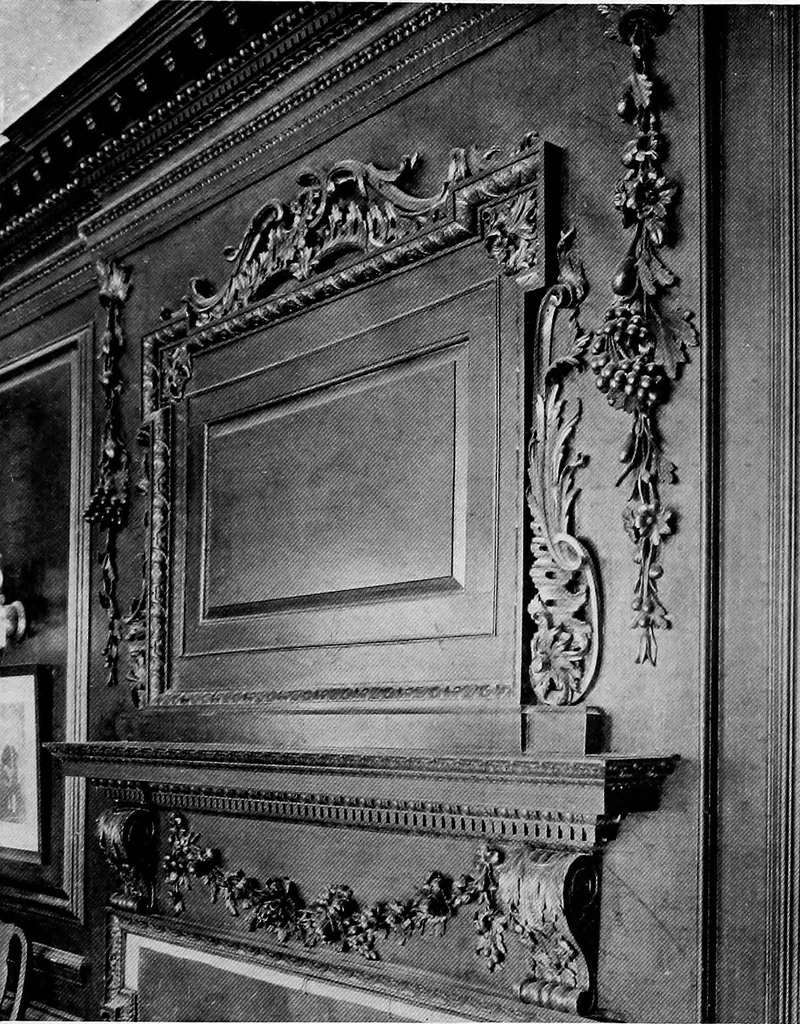 An illustration from Historic homes of New England, 1914, leaf 116