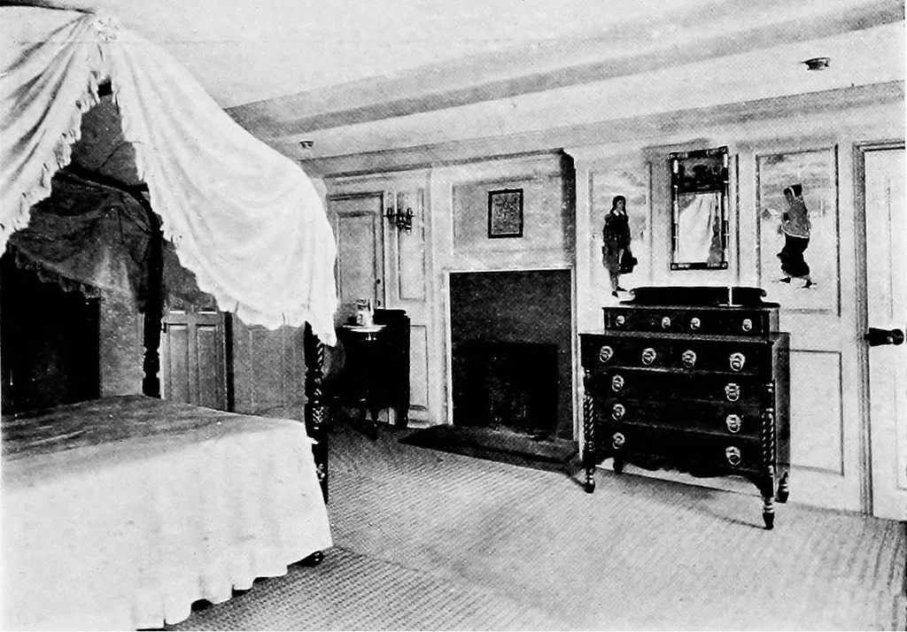 An illustration from Historic homes of New England, 1914, leaf 138