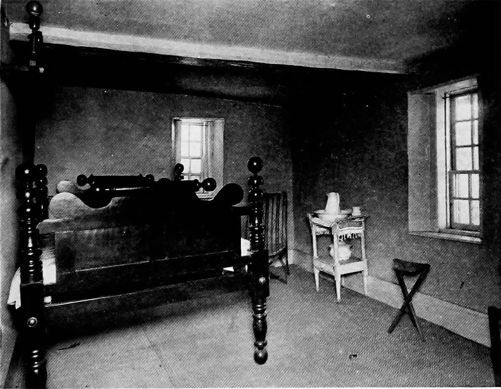An illustration from Historic homes of New England, 1914, leaf 138