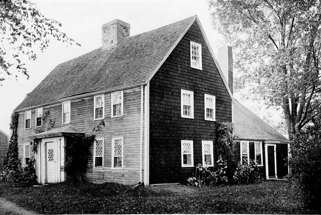 An illustration from Historic homes of New England, 1914, leaf 139