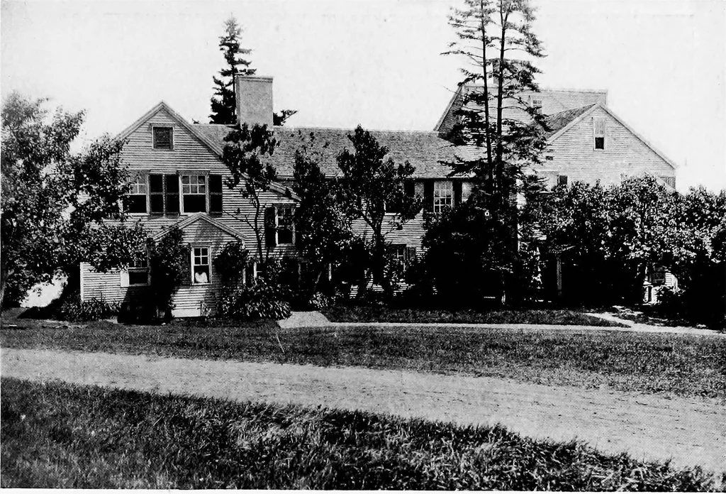 An illustration from Historic homes of New England, 1914, leaf 202