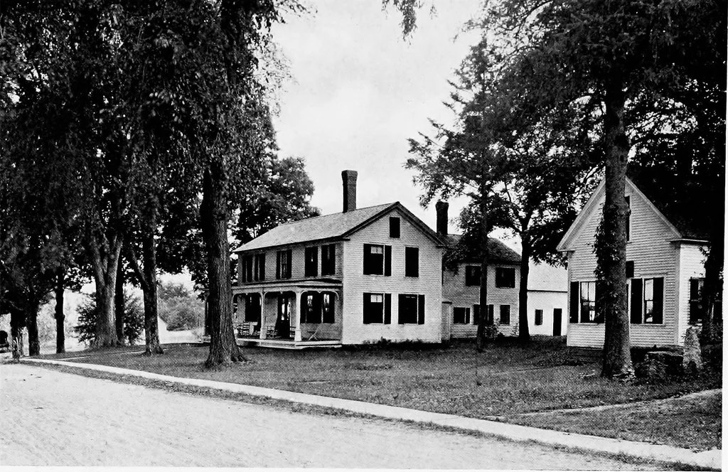 An illustration from Historic homes of New England, 1914, leaf 218