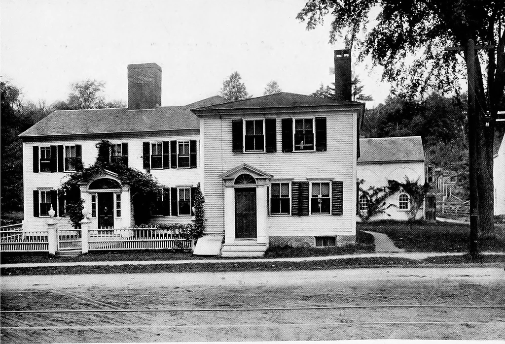 An illustration from Historic homes of New England, 1914, leaf 235