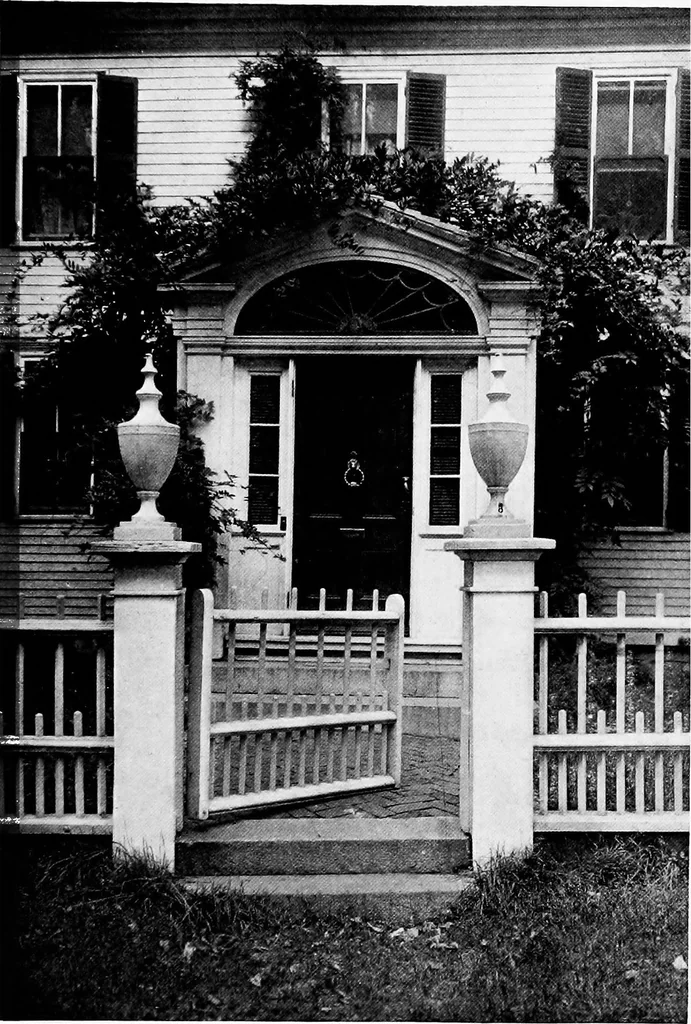 An illustration from Historic homes of New England, 1914, leaf 240