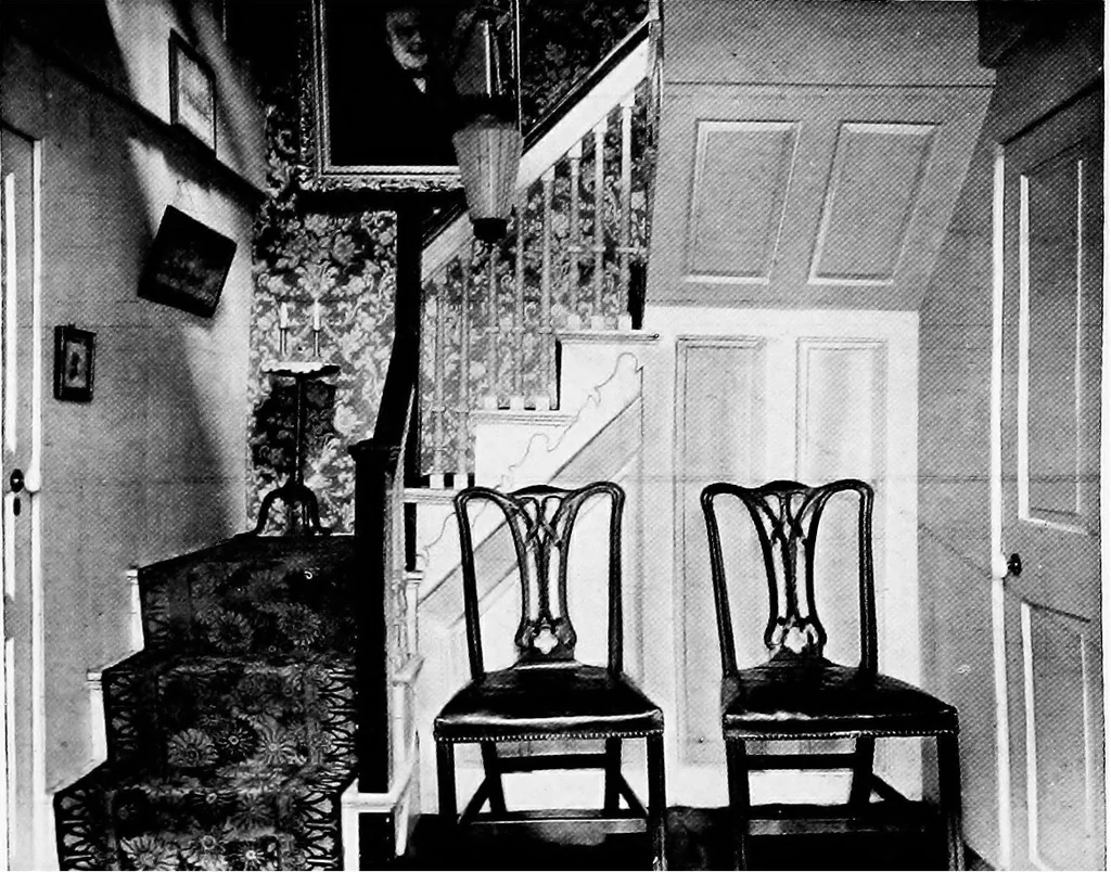 An illustration from Historic homes of New England, 1914, leaf 241