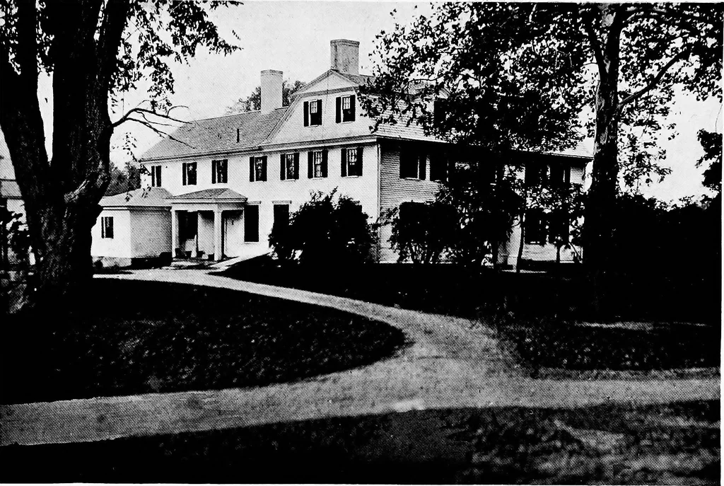 An illustration from Historic homes of New England, 1914, leaf 252